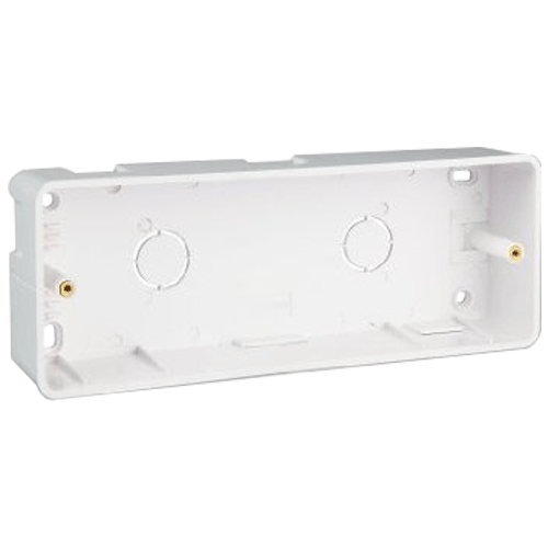 GREAT WHITE MAKE FIANA 6M & 7M SURFACE JUNCTION BOX COLOUR WHITE